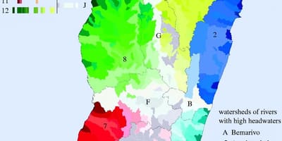 Mapa de Madagascar climático